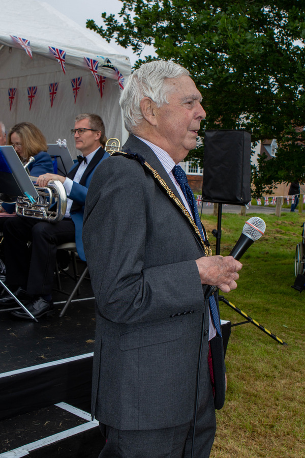 The Mayor, Councillor John Galley officially opening the event